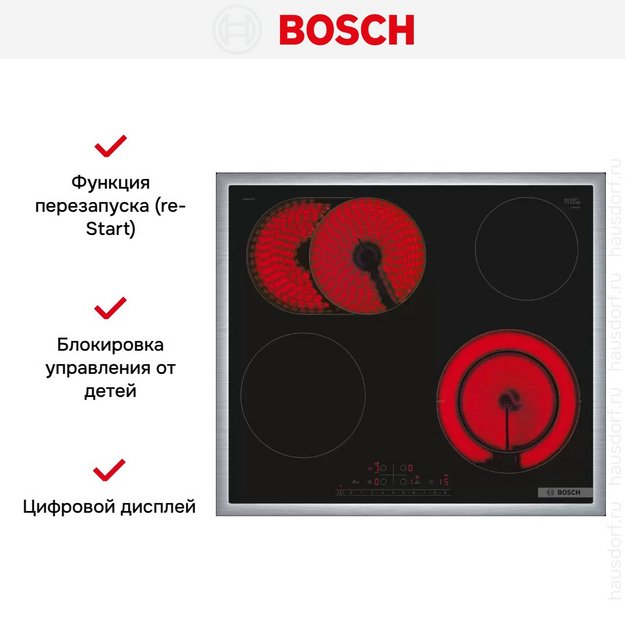 Электрическая варочная панель Bosch PKN645FP2E (preview 5)