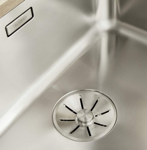 Мойка BLANCO SOLIS 340/180-U нержавеющая сталь, чаша слева (preview 3)