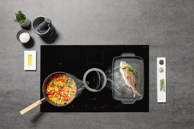 Варочная панель с вытяжкой Elica NIKOLATESLA SWITCH BL/A/83 (фото 3) Варочная панель с вытяжкой Elica NIKOLATESLA SWITCH BL/A/83 (preview 3)