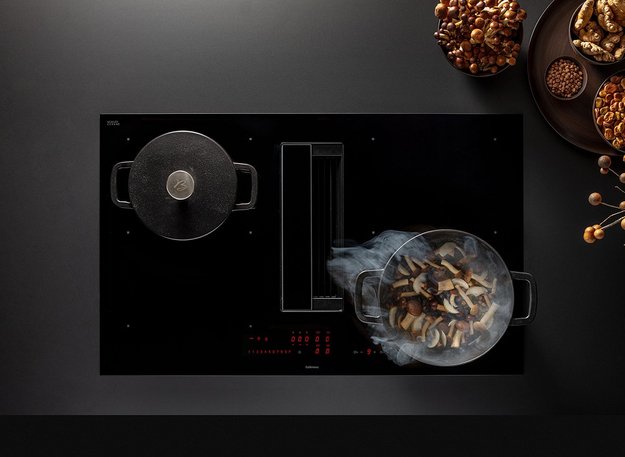 Варочная панель с вытяжкой Falmec ZERO EASY 84 VETRO NERO (фото 7) Варочная панель с вытяжкой Falmec ZERO EASY 84 VETRO NERO (preview 7)