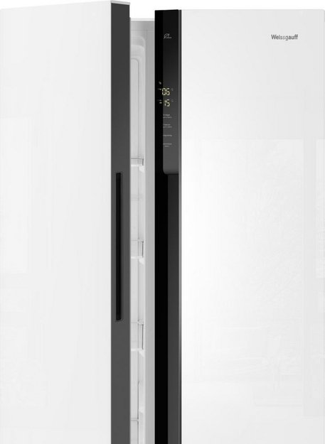 Отдельностоящий холодильник с инвертором Weissgauff WSBS 500 Inverter NoFrost White Glass (preview 11)