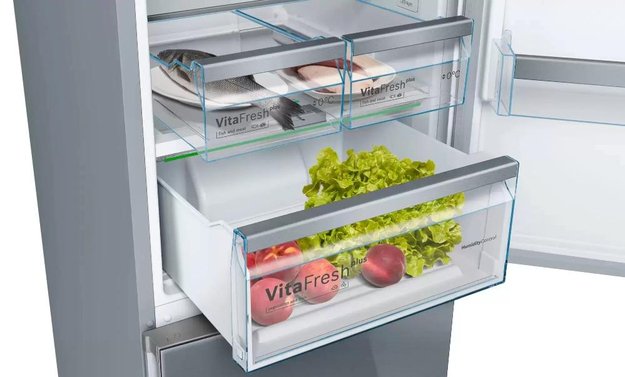 Холодильник с нижней морозильной камерой BOSCH KGN49MI20R (фото 5) Холодильник с нижней морозильной камерой BOSCH KGN49MI20R (preview 5)