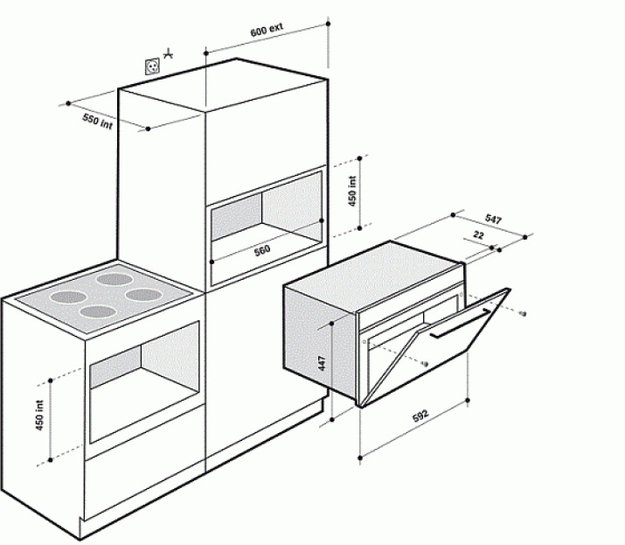 Микроволновая печь De Dietrich DME 1135 W (фото 2) Микроволновая печь De Dietrich DME 1135 W (preview 2)