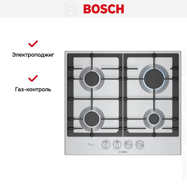 Газовая варочная панель Bosch PCP6A5I90M (preview 6)