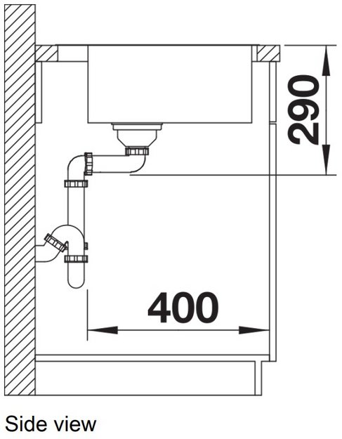 Мойка BLANCO ANDANO 700-IF/A нержавеющая сталь, клапан-автомат (preview 6)