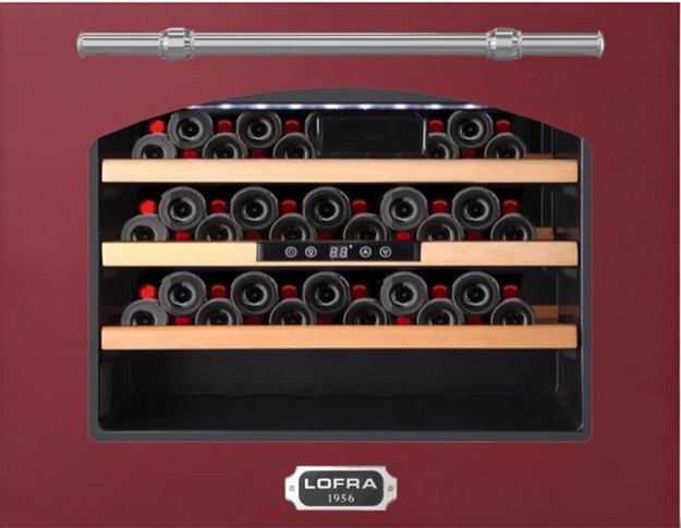Встраиваемый винный шкаф Lofra ZBRR24M/R CANTINA 24 BURGUNDY CROMO (preview 1)