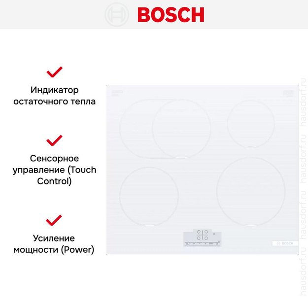 Индукционная варочная панель Bosch PIF612BB1E (preview 5)