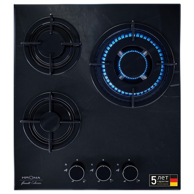 Газовая варочная поверхность KRONA CORTESIA 45 BL (фото 3) Газовая варочная поверхность KRONA CORTESIA 45 BL (preview 3)