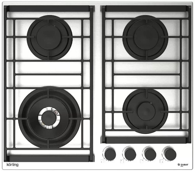 Газовая варочная панель Korting HG 6235 CTX (фото 1) Газовая варочная панель Korting HG 6235 CTX (preview 1)