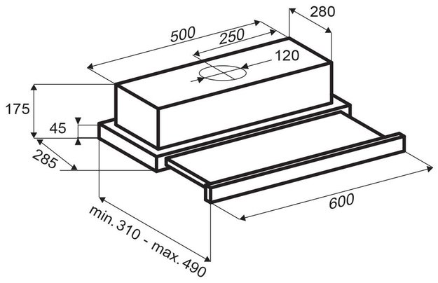 Вытяжка Zigmund Shtain K 010.6 B (фото 4) Вытяжка Zigmund Shtain K 010.6 B (preview 4)