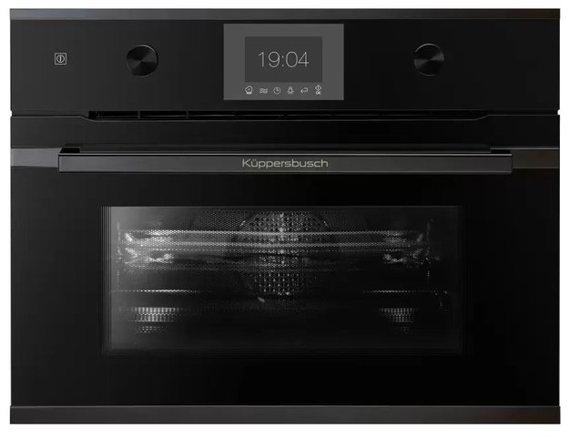 Компактный духовой шкаф с микроволнами Kuppersbusch CBM 6350.0 S2 Black Chrome (фото 1) Компактный духовой шкаф с микроволнами Kuppersbusch CBM 6350.0 S2 Black Chrome (preview 1)