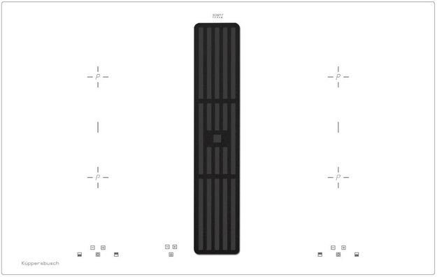 Варочная панель с вытяжкой Kuppersbusch KMI 8500.0 WR Black Velvet (фото 1) Варочная панель с вытяжкой Kuppersbusch KMI 8500.0 WR Black Velvet (preview 1)