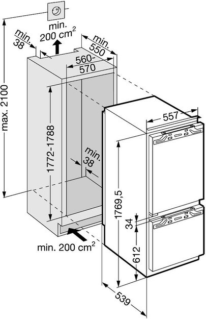 Холодильник Liebherr IKV 3214 Comfort (фото 4) Холодильник Liebherr IKV 3214 Comfort (preview 4)