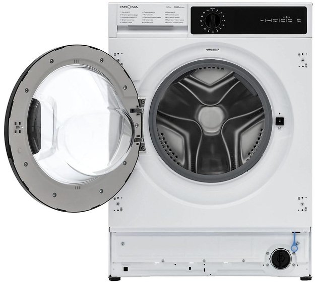 Встраиваемая стирально-сушильная машина KRONA DARRE 1400 7/5K WHITE (фото 2) Встраиваемая стирально-сушильная машина KRONA DARRE 1400 7/5K WHITE (preview 2)