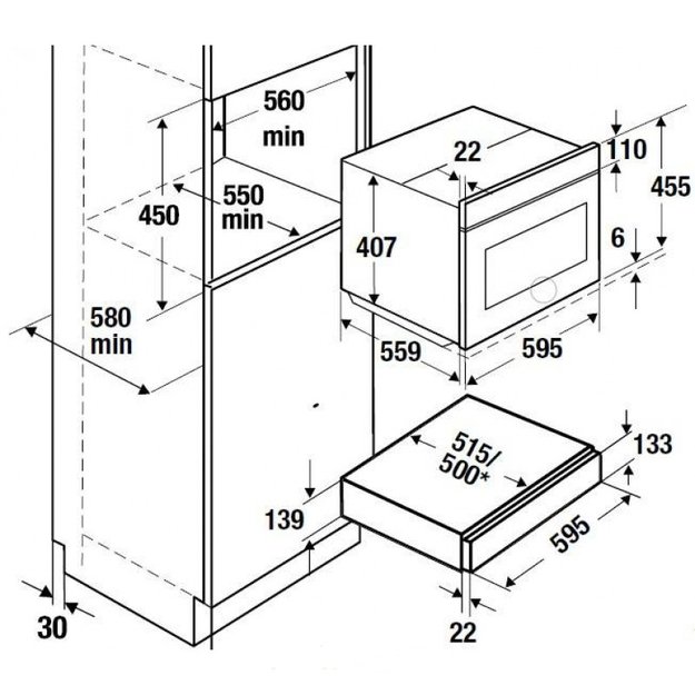 Встраиваемый подогреватель посуды Kuppersbusch CSW 6800.0 G5 Black Velvet (фото 2) Встраиваемый подогреватель посуды Kuppersbusch CSW 6800.0 G5 Black Velvet (preview 2)