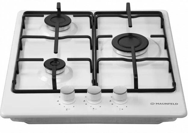 Газовая варочная панель MAUNFELD EGHE.43.3STS-EW (фото 3) Газовая варочная панель MAUNFELD EGHE.43.3STS-EW (preview 3)