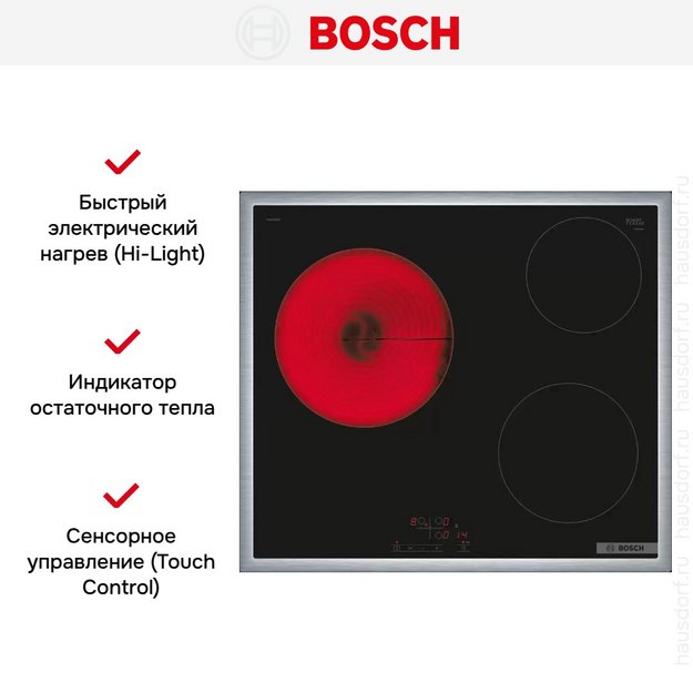 Электрическая варочная панель Bosch PKM645BB2E (preview 6)