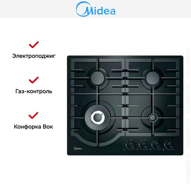 Варочная панель Midea MG649TGB (preview 2)