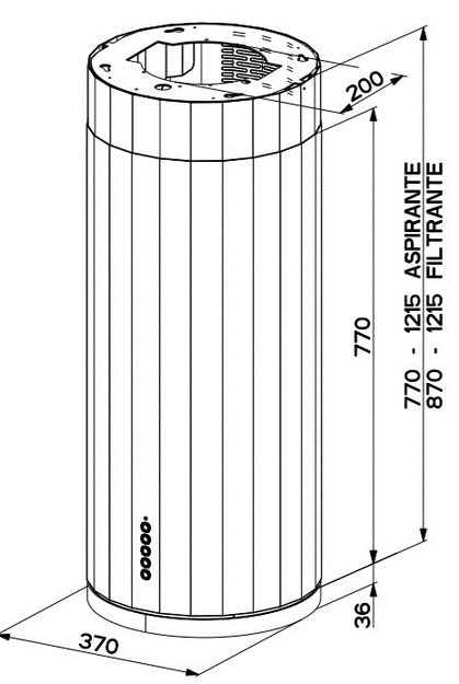 Вытяжка Faber CORINTHIA ISOLA EV8P X/OM A37 (фото 4) Вытяжка Faber CORINTHIA ISOLA EV8P X/OM A37 (preview 4)