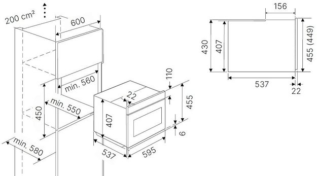 Компактный духовой шкаф Kuppersbusch CBP 6332.0 S3 Silver Chrome (фото 4) Компактный духовой шкаф Kuppersbusch CBP 6332.0 S3 Silver Chrome (preview 4)