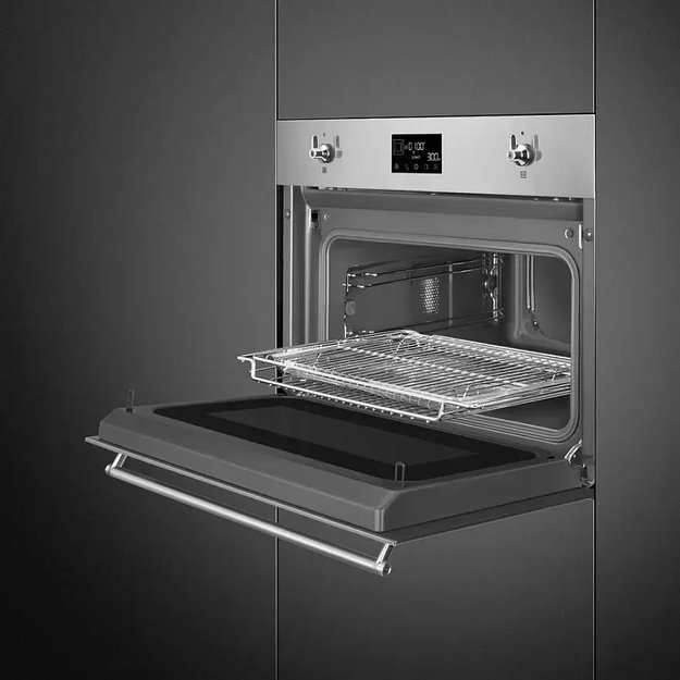 Компактный духовой шкаф Smeg SO4302M1X (фото 5) Компактный духовой шкаф Smeg SO4302M1X (preview 5)