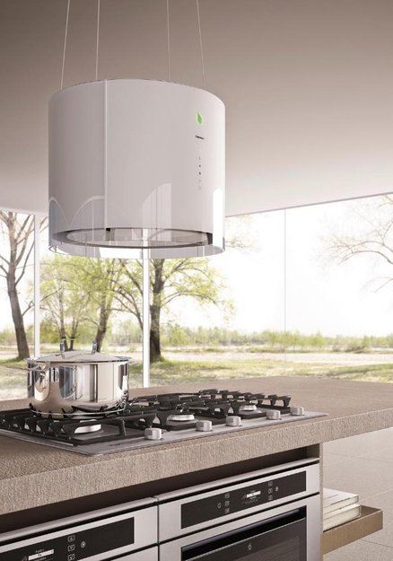 Вытяжка Falmec Eolo isola 45 (450) (с системой E.ion) ECP white (фото 3) Вытяжка Falmec Eolo isola 45 (450) (с системой E.ion) ECP white (preview 3)