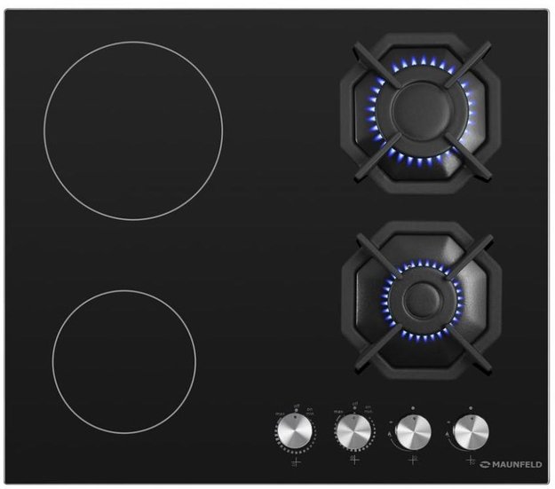 Комбинированная варочная панель MAUNFELD EEHG.642VC.2CB/KG (preview 1)