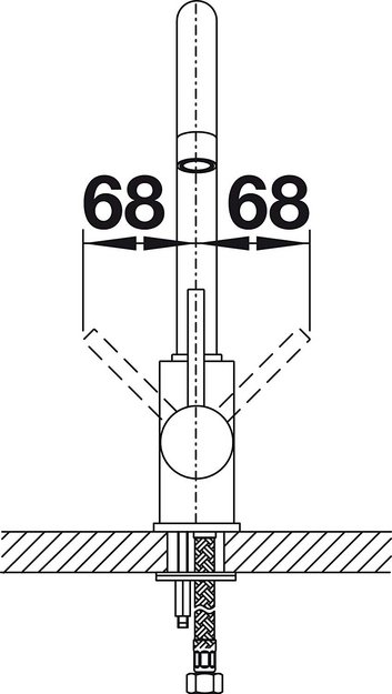 Смеситель Blanco MIDA 526649 Silgranit матовый черный (preview 3)