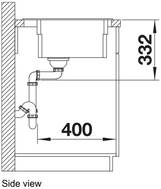 Мойка BLANCO ETAGON 6 Silgranit темная скала (preview 6)