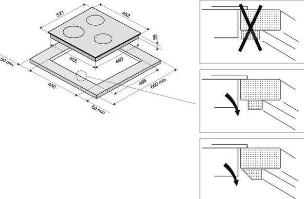 Индукционная варочная панель KRONA PRESTO 45 BL (preview 9)