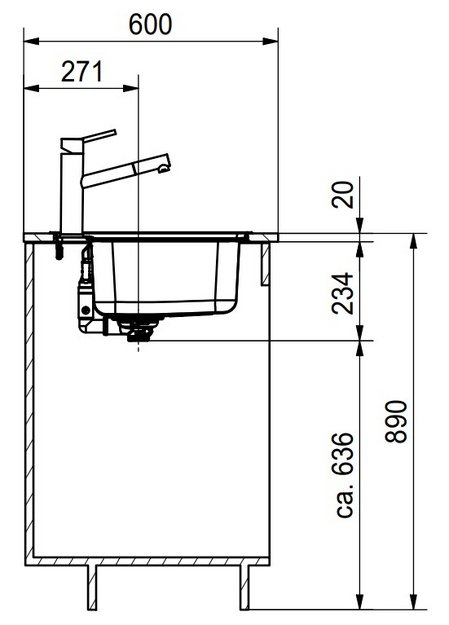 Мойка Franke BCX 610-42 TL сталь (preview 4)