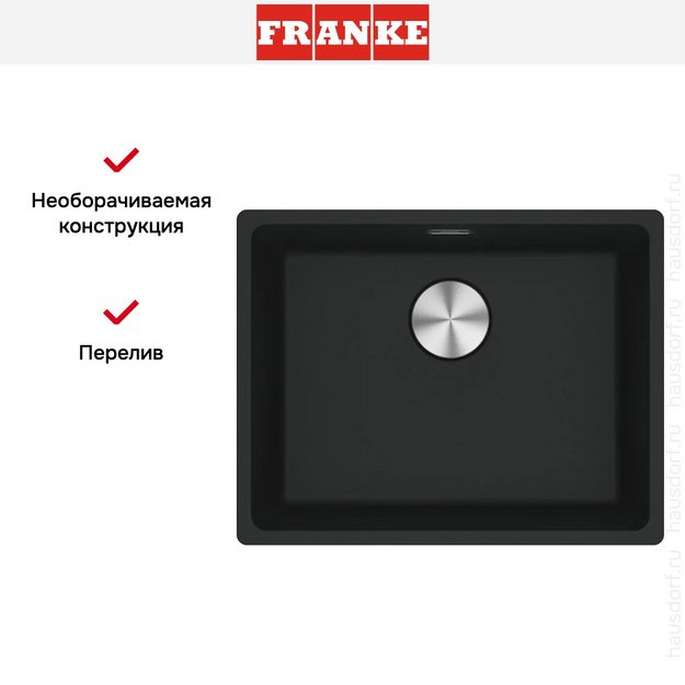 Мойка Franke MRG 110-52 черный матовый (preview 7)
