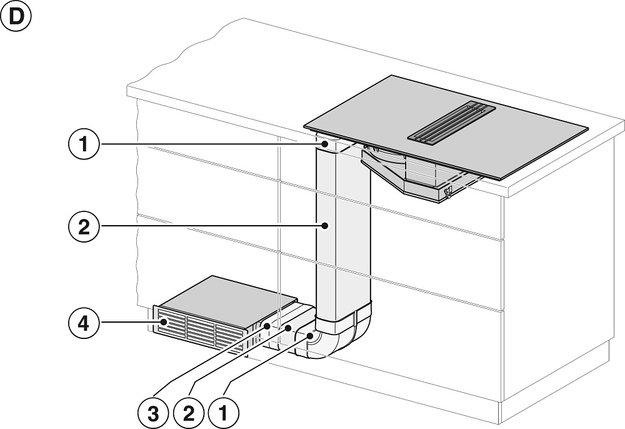 Индукционная варочная панель с вытяжкой Miele KMDA 7634 FR (фото 7) Индукционная варочная панель с вытяжкой Miele KMDA 7634 FR (preview 7)