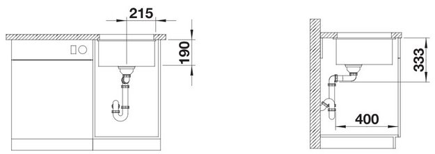 Мойка Blanco ROTAN 400-U Silgranit белый (preview 4)