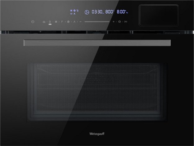 Компактный духовой шкаф с СВЧ и паром Weissgauff OEMS 459 PDB (preview 1)