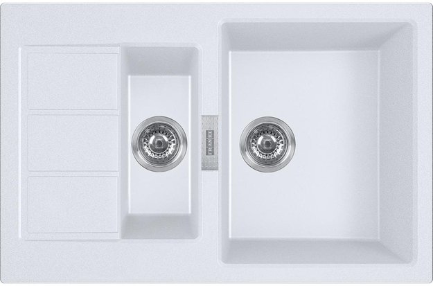 Мойка Franke Sirius 2.0 S2D 651-78 белый (фото 1) Мойка Franke Sirius 2.0 S2D 651-78 белый (preview 1)