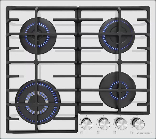 Газовая варочная панель MAUNFELD EGHG.64.63CW/G (фото 2) Газовая варочная панель MAUNFELD EGHG.64.63CW/G (preview 2)