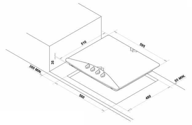 Варочная панель Zigmund Shtain GN 144.61 S (фото 4) Варочная панель Zigmund Shtain GN 144.61 S (preview 4)