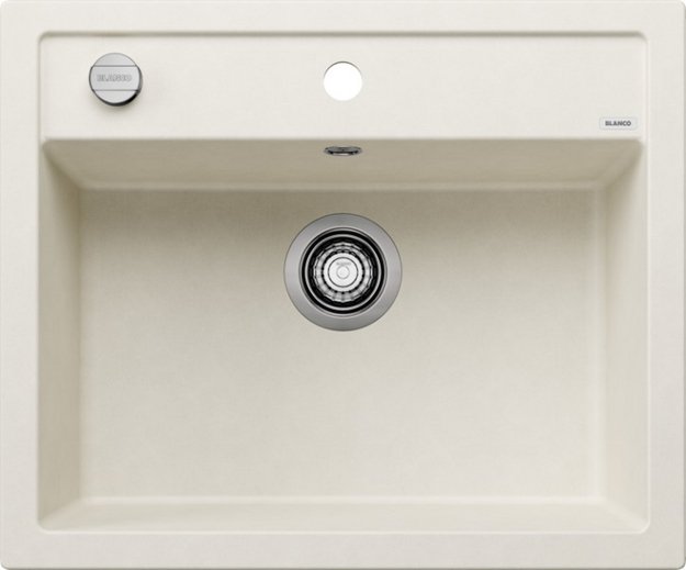 Мойка BLANCO DALAGO 6 Silgranit мягкий белый, клапан-автомат (preview 1)