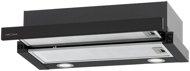 Встраиваемая вытяжка Krona KAMILLA T 600 BLACK (1 мотор) (фото 1) Встраиваемая вытяжка Krona KAMILLA T 600 BLACK (1 мотор) (preview 1)