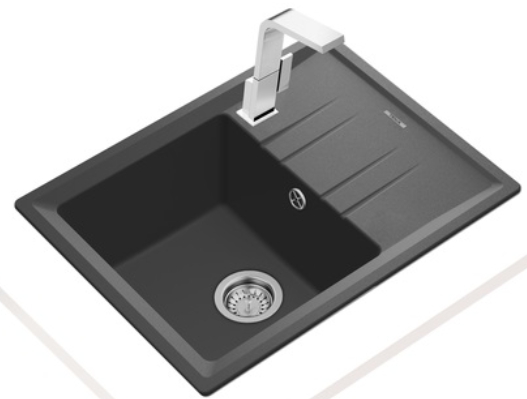 Мойка Teka Stone 45 S-TG 1B 1D darkgrey (фото 2) Мойка Teka Stone 45 S-TG 1B 1D darkgrey (preview 2)