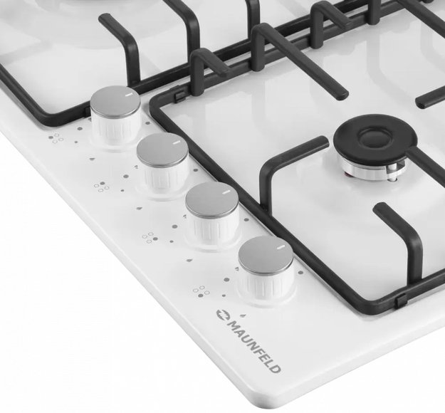 Газовая варочная панель MAUNFELD EGHE.64.3STS-EW (фото 5) Газовая варочная панель MAUNFELD EGHE.64.3STS-EW (preview 5)