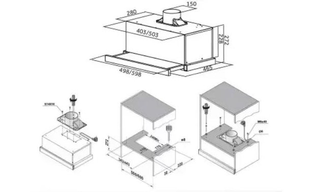 Встраиваемая кухонная вытяжка MAUNFELD TS Touch 60 черный (фото 15) Встраиваемая кухонная вытяжка MAUNFELD TS Touch 60 черный (preview 15)