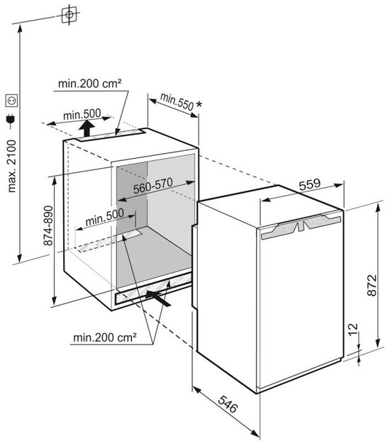 Встраиваемая морозильная камера Liebherr IFe 3904 Pure (фото 4) Встраиваемая морозильная камера Liebherr IFe 3904 Pure (preview 4)