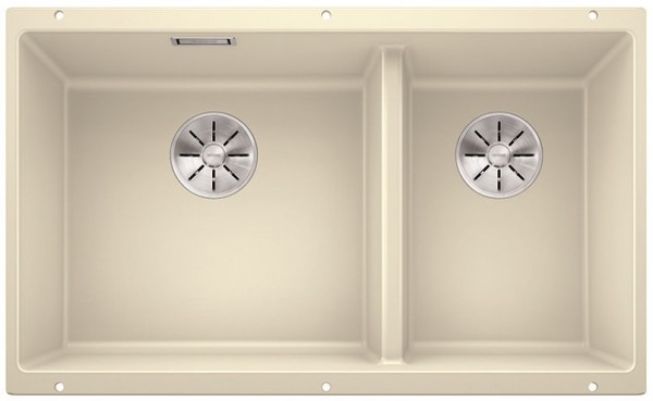 Мойка Blanco SUBLINE 430/270-U с отводной арматурой InFino® жасмин (фото 1) Мойка Blanco SUBLINE 430/270-U с отводной арматурой InFino® жасмин (preview 1)