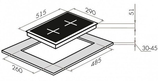 Газовая варочная панель Maunfeld EGHG.32.23CB/G (фото 4) Газовая варочная панель Maunfeld EGHG.32.23CB/G (preview 4)