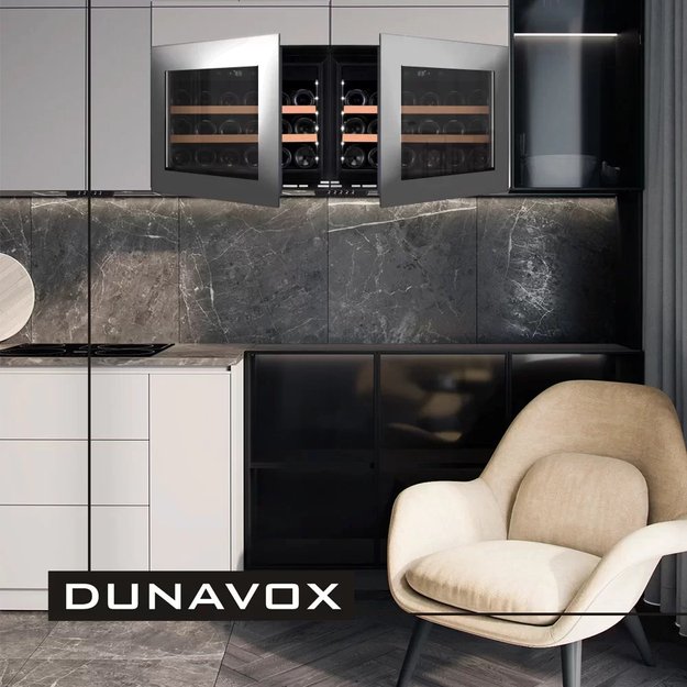 Винный шкаф Dunavox DAV-18.46SS.TO (фото 3) Винный шкаф Dunavox DAV-18.46SS.TO (preview 3)