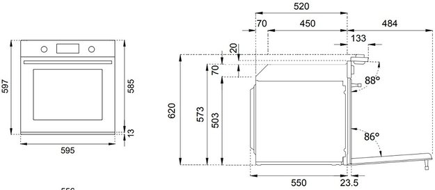 Духовой шкаф с паром Bertazzoni F6011MODVPTC/23 (фото 7) Духовой шкаф с паром Bertazzoni F6011MODVPTC/23 (preview 7)