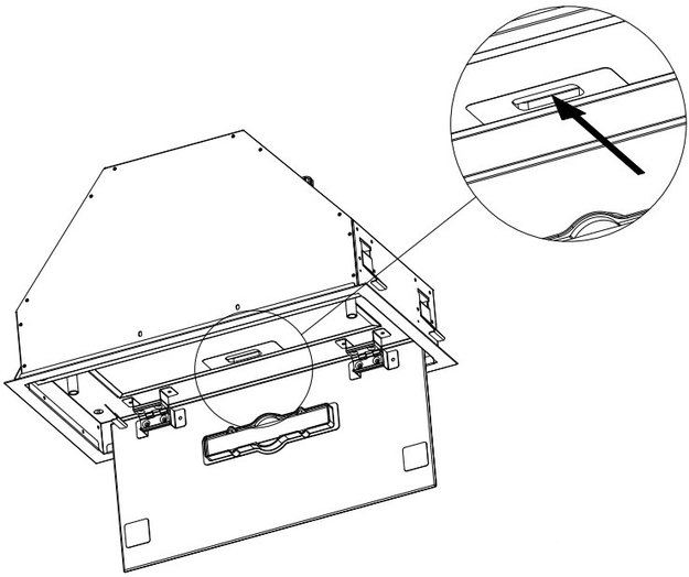 Встраиваемая вытяжка Korting KHI 6828 GN (фото 5) Встраиваемая вытяжка Korting KHI 6828 GN (preview 5)