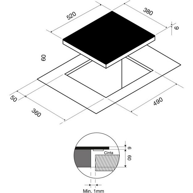 Индукционная варочная панель Pando PI-TEP (preview 3)